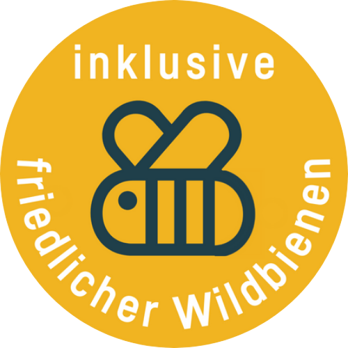 Wildbienenhotels inklusiver friedlicher Mauerbienen